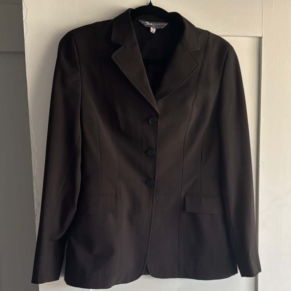 RJ Classics Black Hunt Coat Size 8R